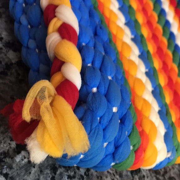 Nylon woven Hipster shoulder crossbody tote bag - Picture 8 of 11